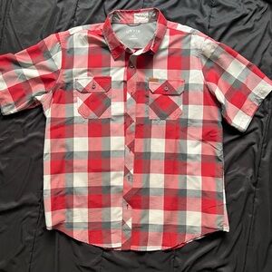 Plaid red shirt
